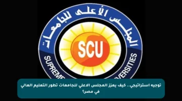 توجيه استراتيجي.. كيف يعزز المجلس الأعلى للجامعات تطور التعليم العالي في مصر؟